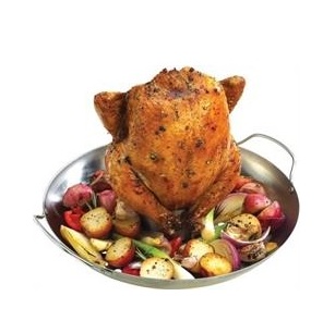 Grill Pro • Stojak na kurczaka + wok